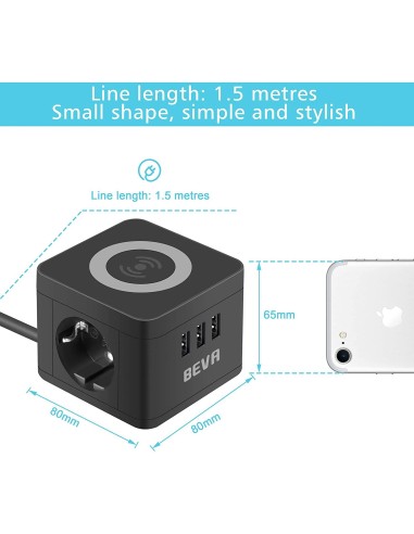 Multiprise - Chargeur à induction - Module caméra espion