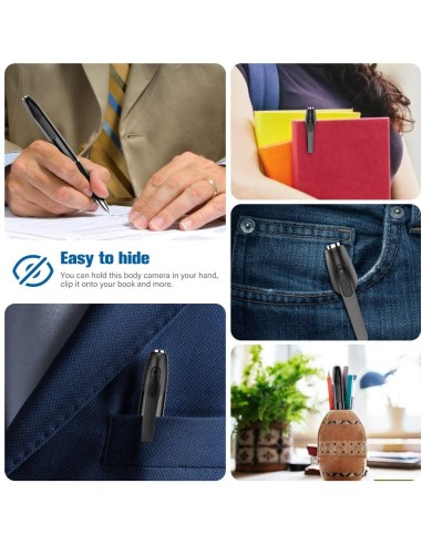 Stylo camera espion full hd - enregistrement en continu et son