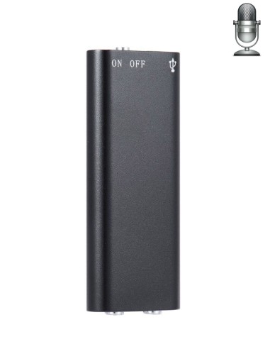 Micro espion enregistreur lecteur MP3 16 Go - Enregistrement continu