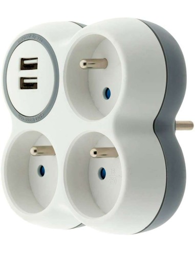 Multiprise triplette micro espion - Alerte sur détection de son