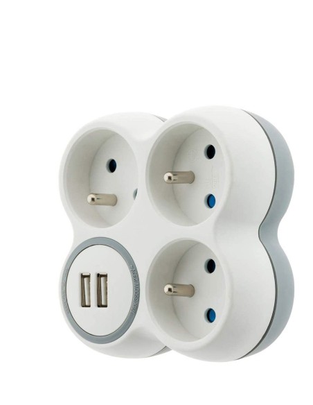 Multiprise triplette micro espion - Alerte sur détection de son