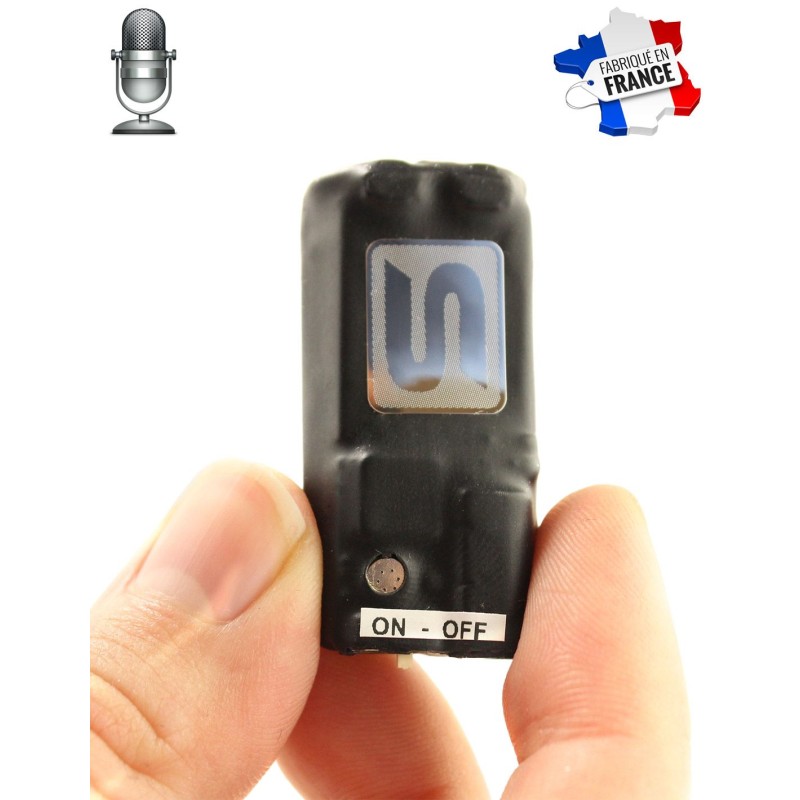 Enregistreur vocal espion 16 Go - 130 h d'autonomie - Enregistrement continu