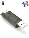 Clé USB espion - Dictaphone longue autonomie jusqu'à 100 jours - 8 GO