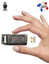 Clé USB espion - Dictaphone longue autonomie jusqu'à 100 jours - 8 GO