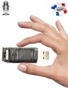 Clé USB espion - Dictaphone longue autonomie jusqu'à 100 jours - 8 GO