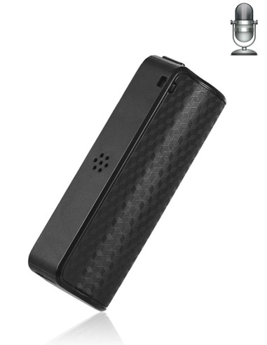 Batterie externe enregistreur vocal - Mode continu et Détection de son