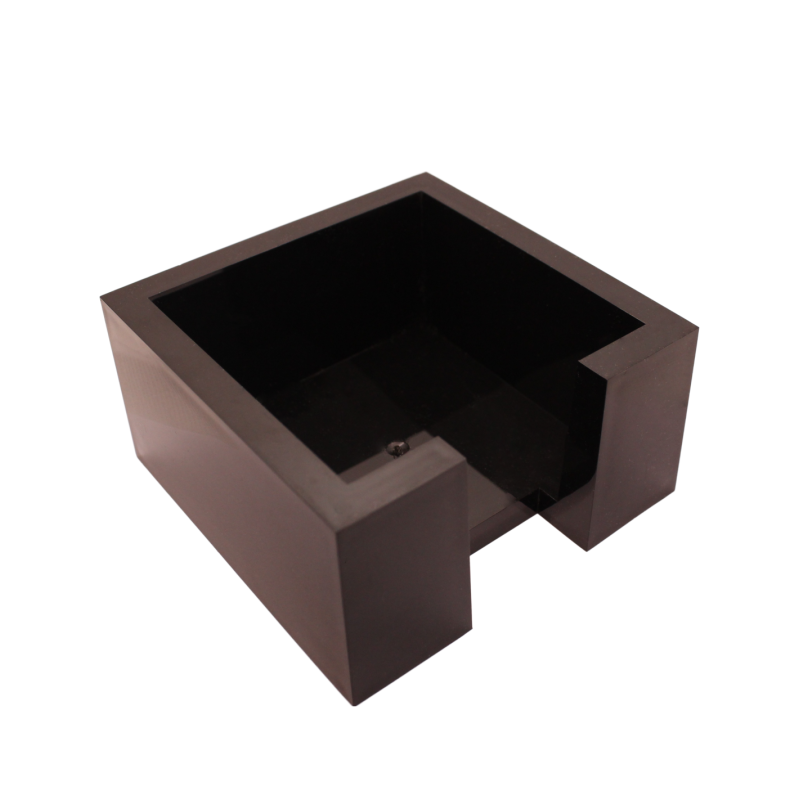 Bloc cube noir pour papier post-it micro GSM