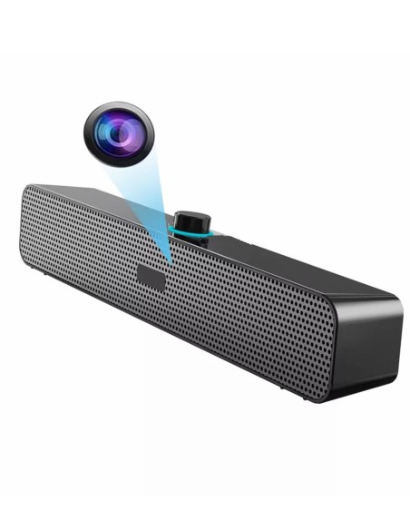Enceinte Bluetooth Caméra wifi espion - Full HD