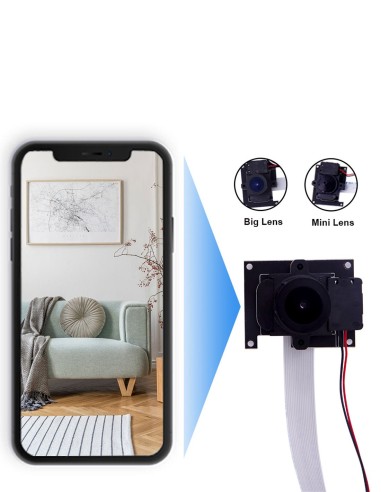 Module Camera wifi 110 ° à bricoler - Full HD et Détection PIR - 6 moi...