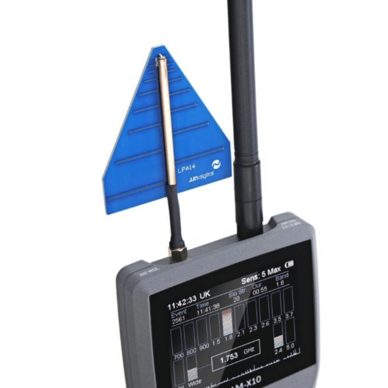 WAM-X10 PRO Moniteur multi bande Cellulaire 5G, large bande (0 à 14 GHz)