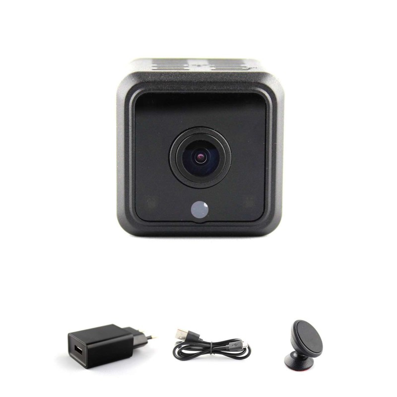 Mini caméra Wifi Full HD – Grand angle - Vision à distance & nocturne