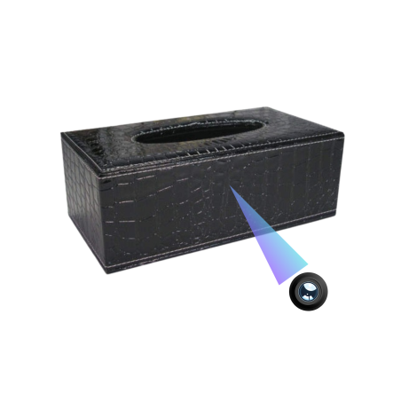 copy of Boite à mouchoirs caméra espion WIFI - Vision à distance