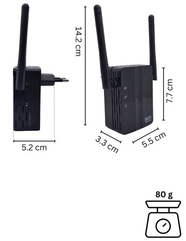 Caméra espion routeur wifi sans fil - Full hd 1080p