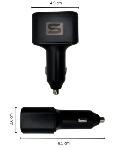 Chargeur allume cigare - micro espion GSM - Localisation GPS