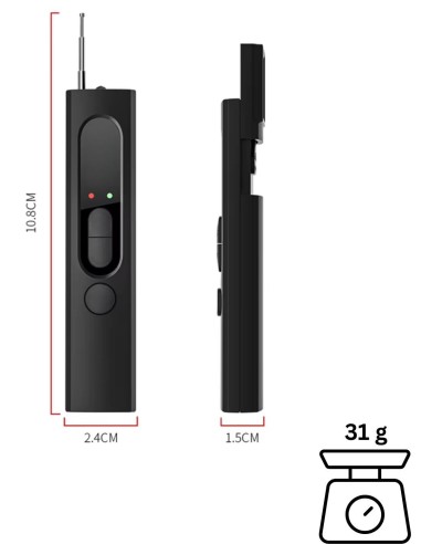 Détecteur de micro espion, camera espion et fréquences radio