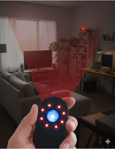 Détecteur caméra espion et traceur GPS : fréquences et ondes