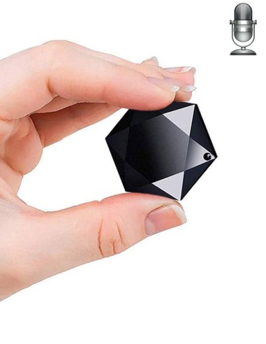 Pendentif enregistreur vocal - echelle de taille