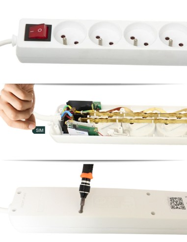 Multiprise micro GSM à distance - emplacement sim