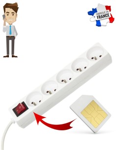 Multiprise avec micro écoute à distance